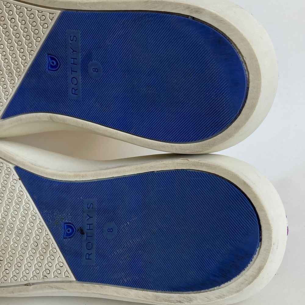 Rothy's The Original Slip On Sneakers Beige Camo Print Size 8 - Picture 10 of 16